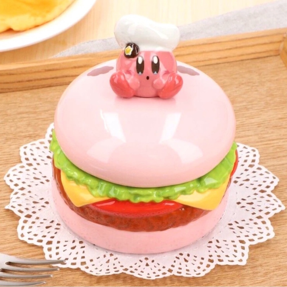 Kirby limited edition Nintendo Pink Burger cocotte NEW